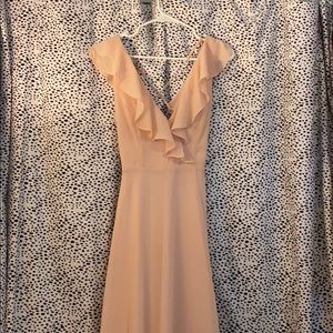 Blush Pink Lulus Maxi Dress
